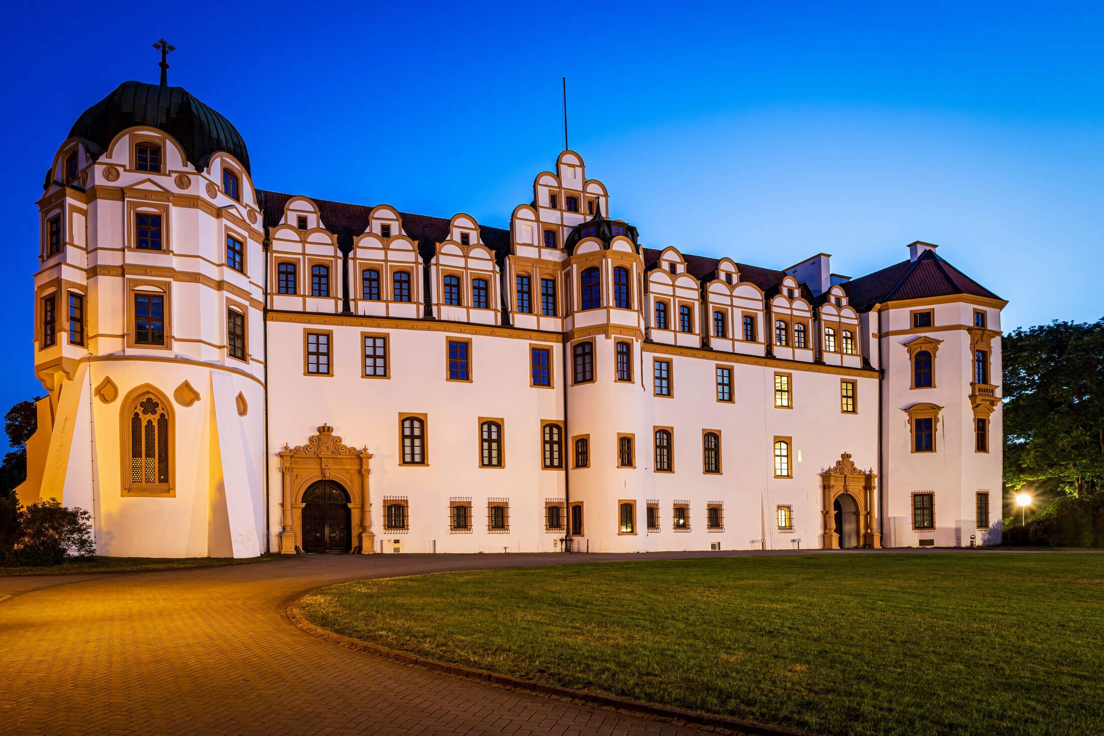 Celler Schloss am Abend